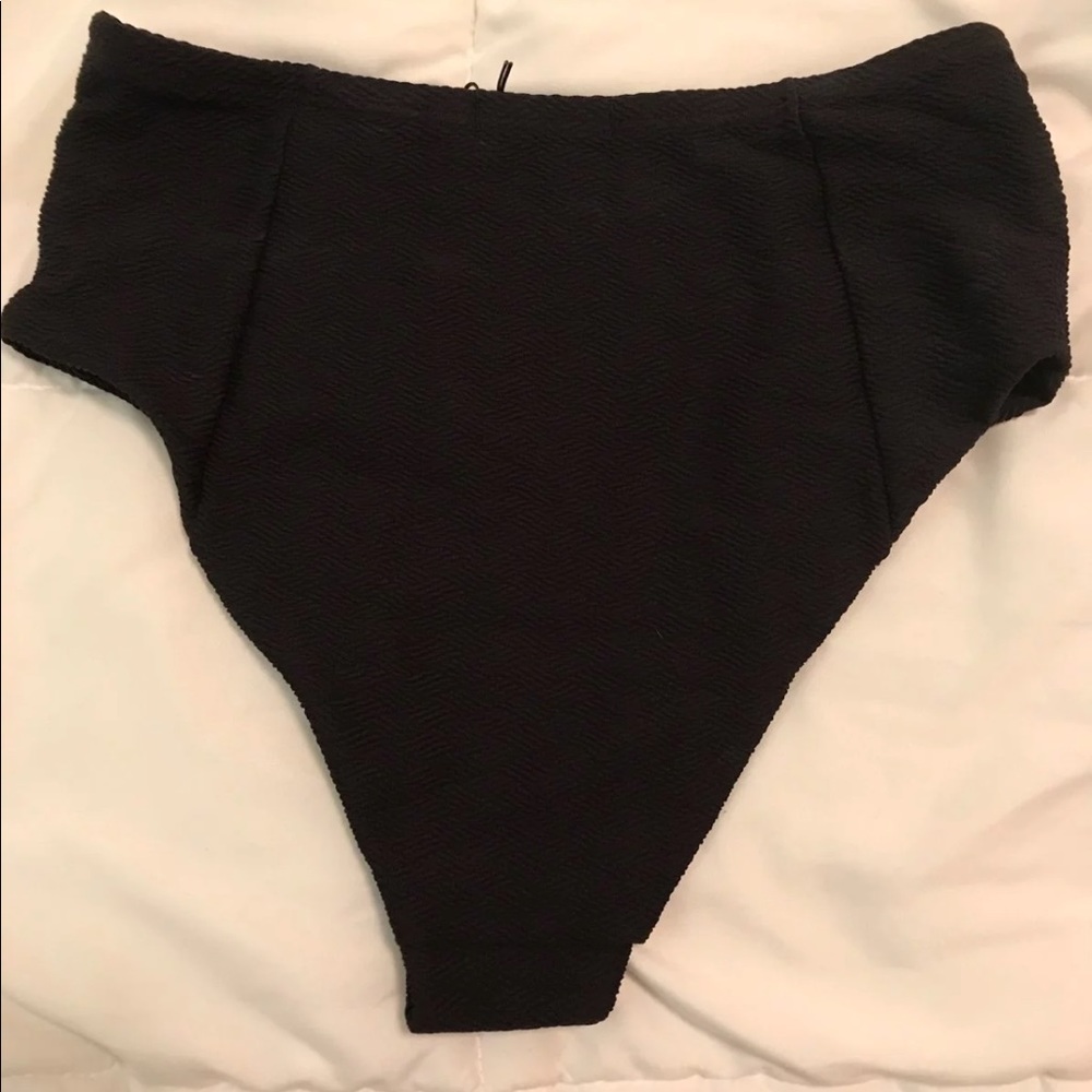 High waisted swim suit bottoms